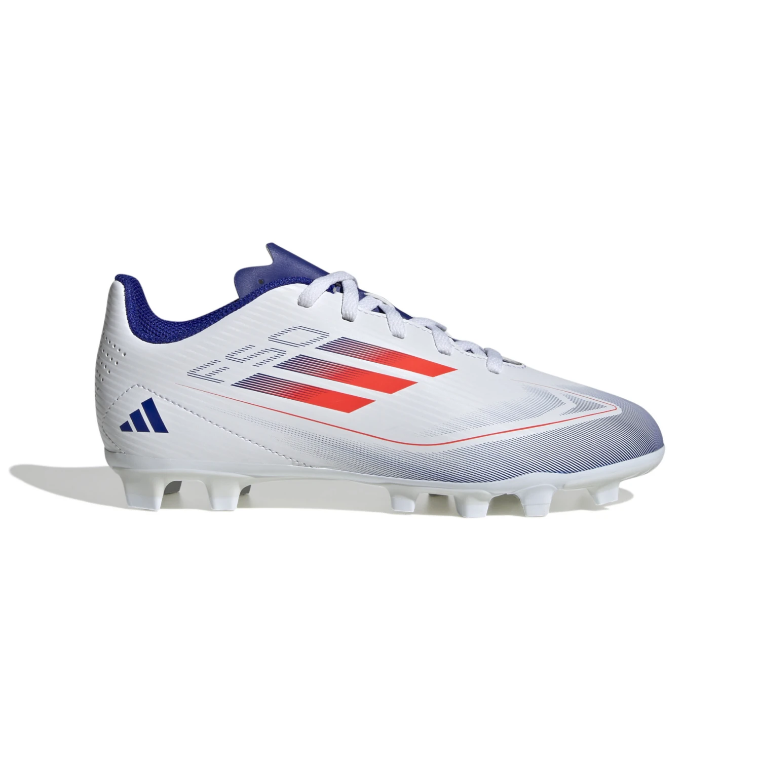 Adidas F50 Club FxG Jr (White/Orange/Blue) 3 Adidas F50 Club FxG Jr (White/Orange/Blue)