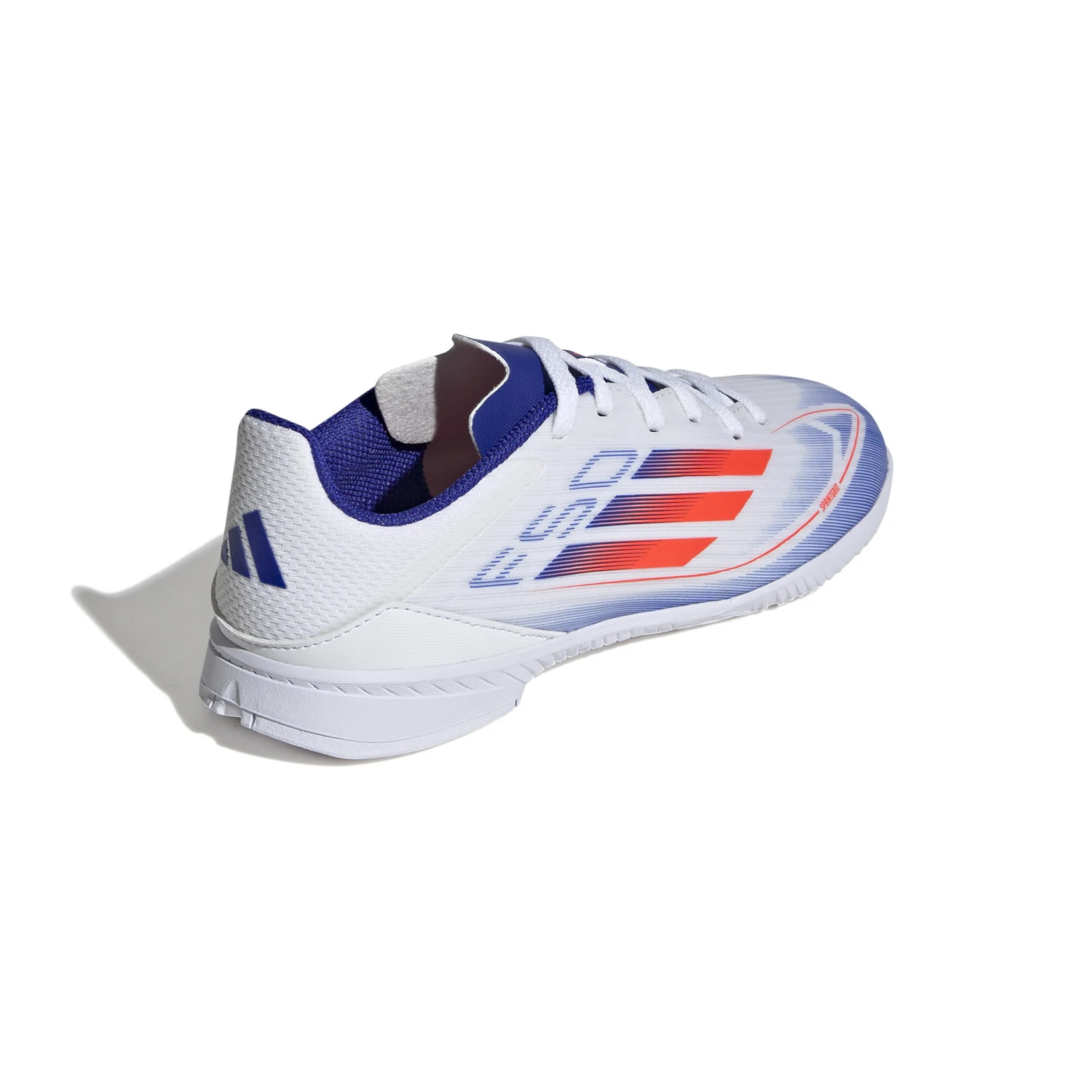 Adidas F50 League Indoor Jr (White/Orange/Blue) 8 Adidas F50 League Indoor Jr (White/Orange/Blue) - Image 6