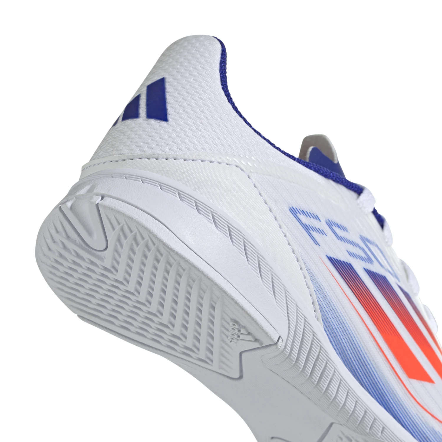 Adidas F50 League Indoor Jr (White/Orange/Blue) 10 Adidas F50 League Indoor Jr (White/Orange/Blue) - Image 8