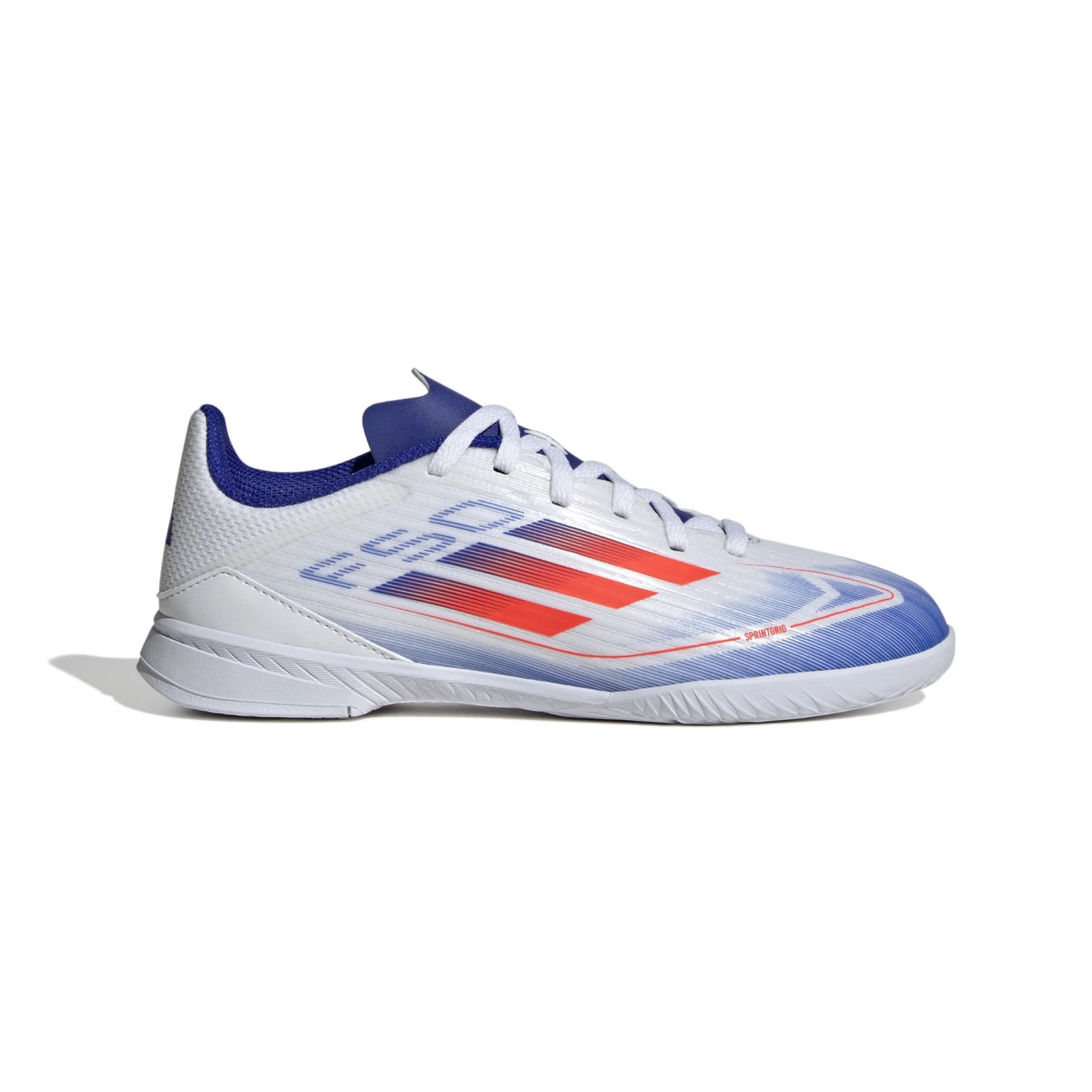 Adidas F50 League Indoor Jr (White/Orange/Blue) 3 Adidas F50 League Indoor Jr (White/Orange/Blue)