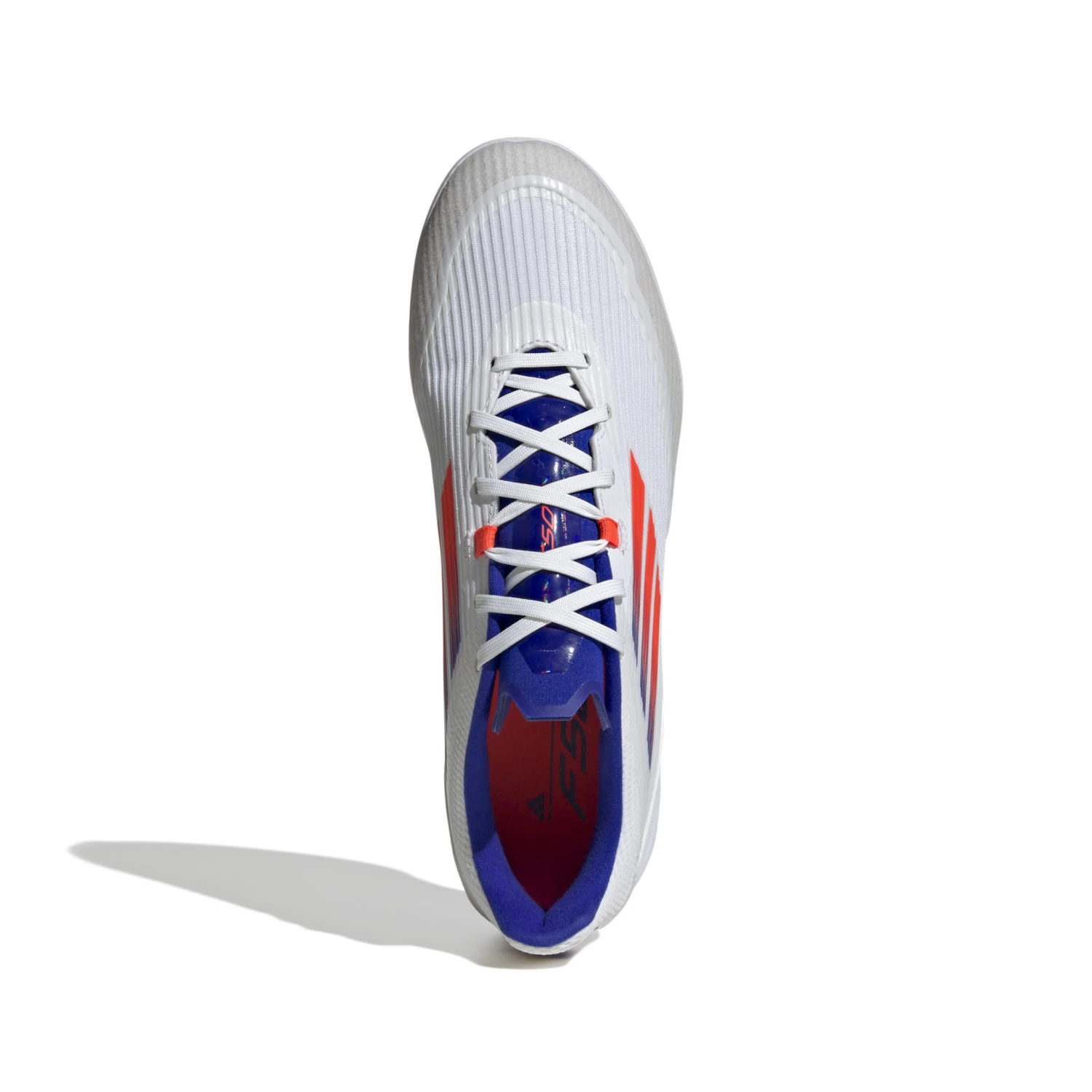 Adidas F50 League Indoor (White/Orange/Blue) 5 Adidas F50 League Indoor (White/Orange/Blue) - Image 3