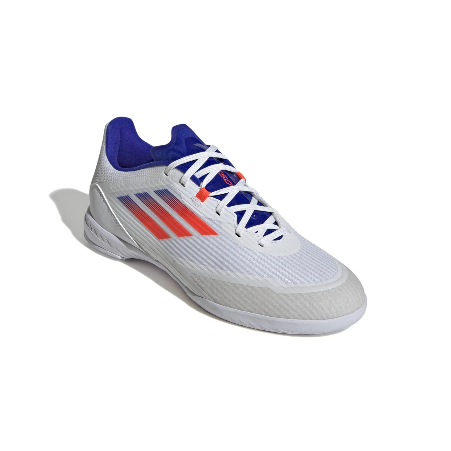 Adidas F50 League Indoor (White/Orange/Blue) 7 Adidas F50 League Indoor (White/Orange/Blue) - Image 5