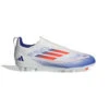 Adidas F50 League Laceless FG Jr (White/Orange/Blue) 2 Adidas F50 League Laceless FG Jr (White/Orange/Blue) -Sports-Football Apparel adidas f50 league laceless fg jr white orange blue