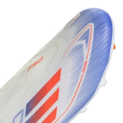 Adidas F50 League Laceless FG Jr (White/Orange/Blue) -Sports-Football Apparel adidas f50 league laceless fg jr white orange blue 6