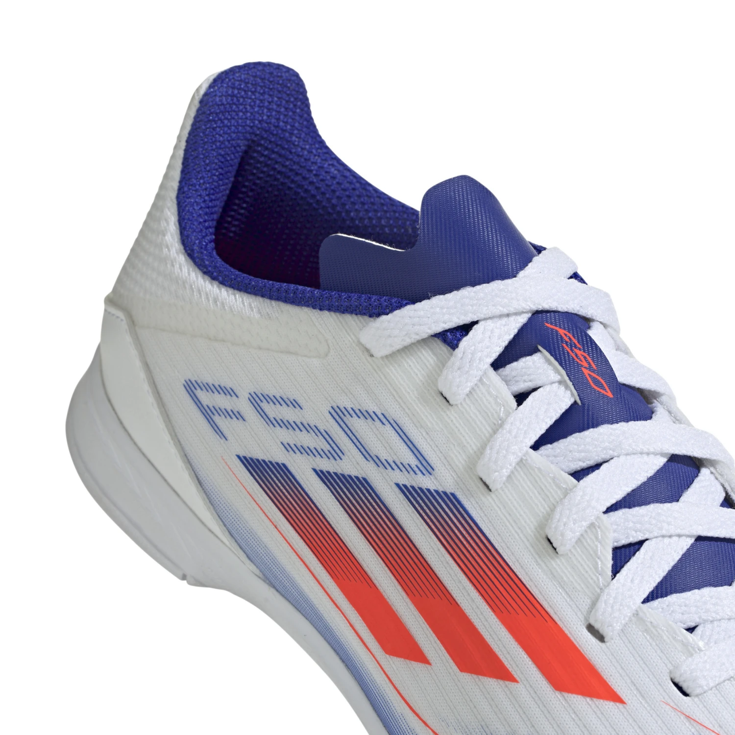 Adidas F50 League Turf Jr (White/Orange/Blue) 9 Adidas F50 League Turf Jr (White/Orange/Blue) - Image 7