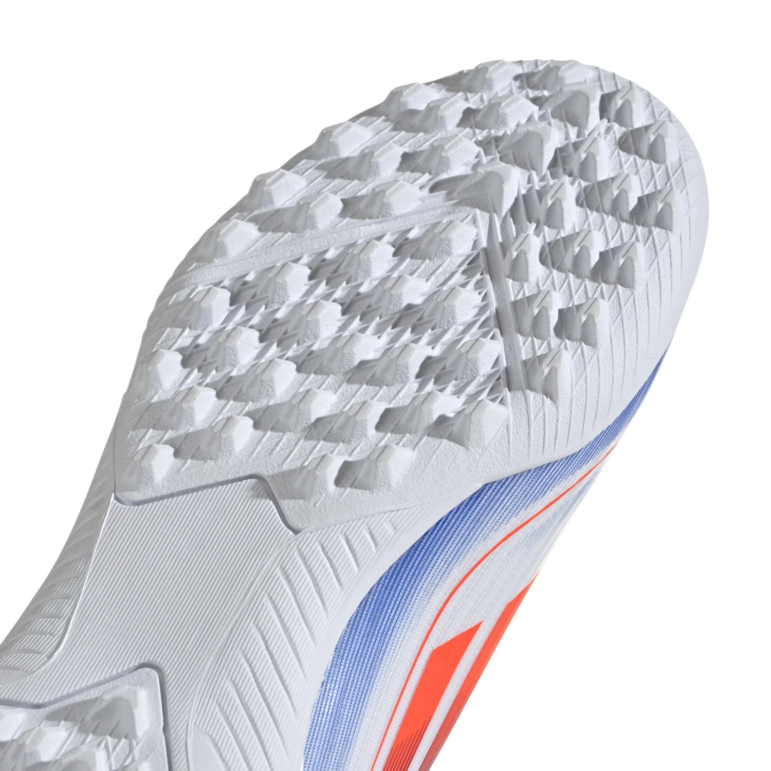 Adidas F50 League Turf Jr (White/Orange/Blue) 10 Adidas F50 League Turf Jr (White/Orange/Blue) - Image 8