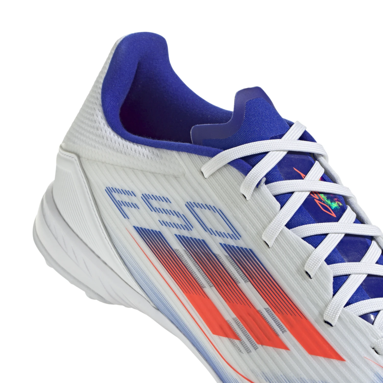 Adidas F50 League Turf (White/Orange/Blue) 9 Adidas F50 League Turf (White/Orange/Blue) - Image 7