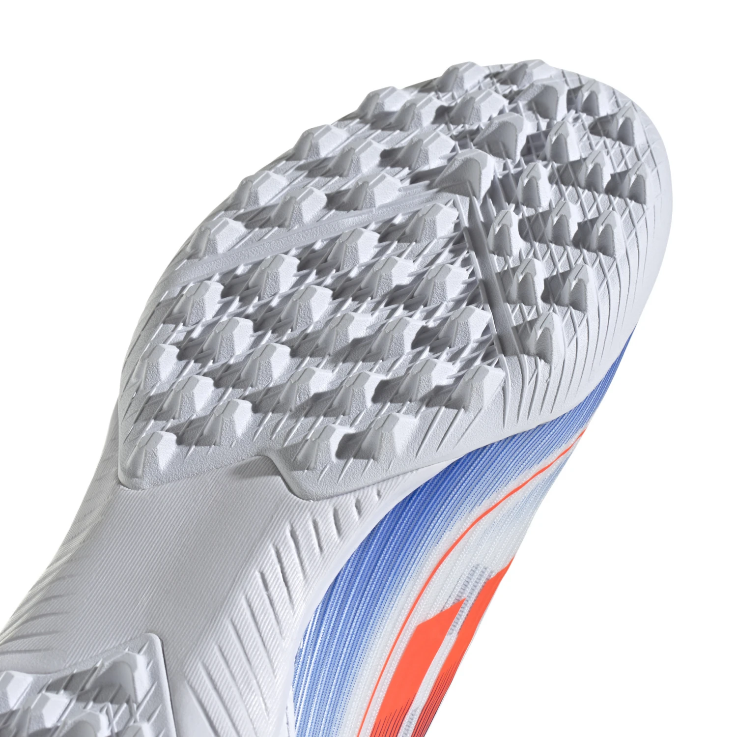 Adidas F50 League Turf (White/Orange/Blue) 10 Adidas F50 League Turf (White/Orange/Blue) - Image 8