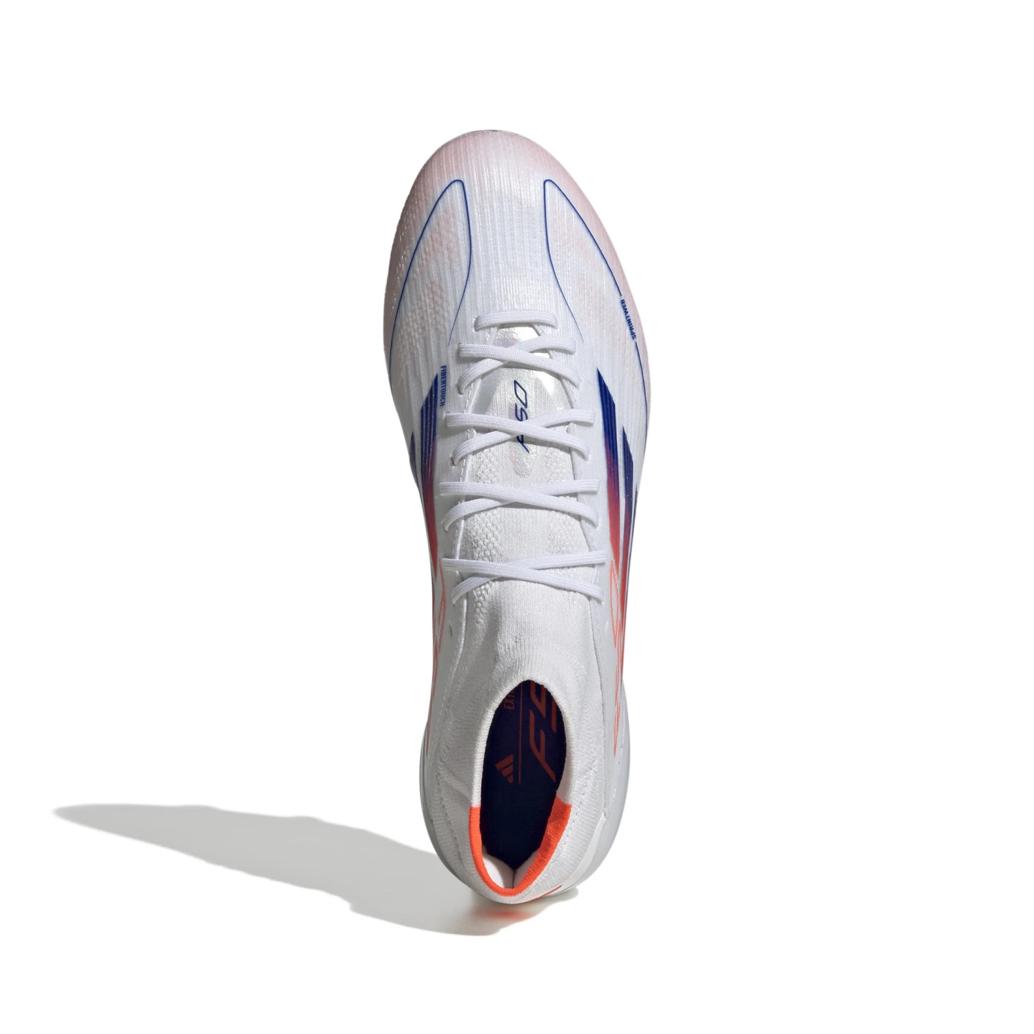 Adidas F50 Women's Elite Mid FG (White/Orange/Blue) 5 Adidas F50 Women's Elite Mid FG (White/Orange/Blue) - Image 3