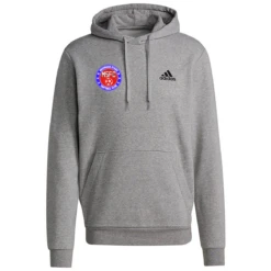 Adidas FEEL COZY HOODIE (GRAY) -Sports-Football Apparel adidas feel cozy hoodie gray 4
