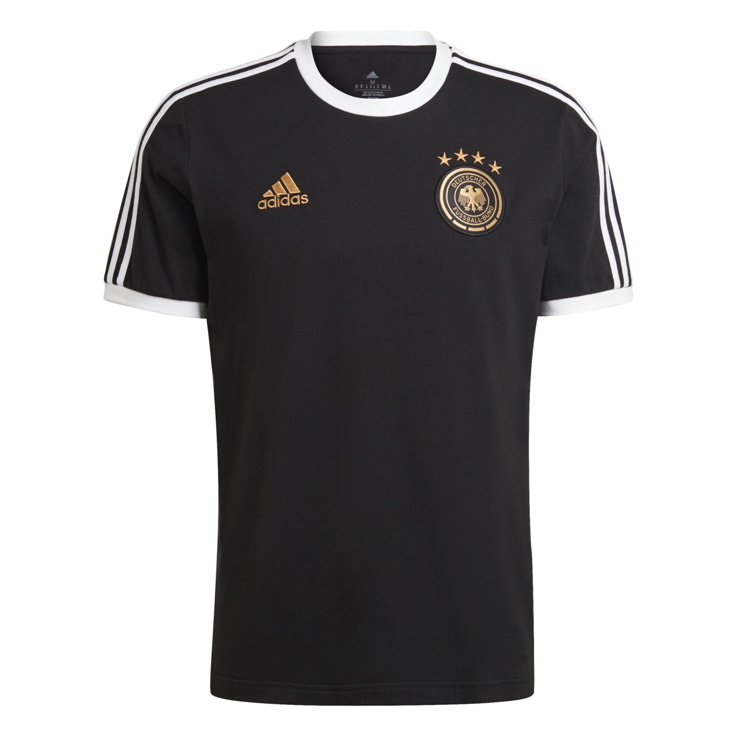Adidas Germany 2022 DNA 3-Stripes SS Tee ( Black ) 3 Adidas Germany 2022 DNA 3-Stripes SS Tee ( Black )