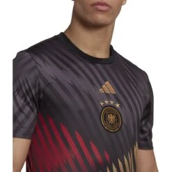 Adidas Germany 2022 Prematch Jersey (Black/Gray) -Sports-Football Apparel adidas germany 2022 prematch jersey black gray 8