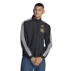 Adidas Germany 2022 Reversible Anthem Jacket (Black/White)