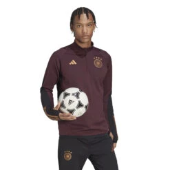Adidas Germany 2022 Tiro 23 Training Top (Maroon) -Sports-Football Apparel adidas germany 2022 tiro 23 training top maroon 3