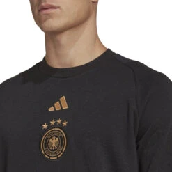 Adidas Germany 2022 Tiro Crew Sweatshirt (Black) -Sports-Football Apparel adidas germany 2022 tiro crew sweatshirt black 6