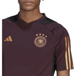 Adidas Germany 2022 Tiro Training Jersey (Maroon) -Sports-Football Apparel adidas germany 2022 tiro training jersey maroon 3