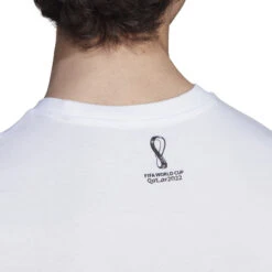 Adidas Germany 2022 World Cup Tee (White) 14 Adidas Germany 2022 World Cup Tee (White) -Sports-Football Apparel adidas germany 2022 world cup tee white 5