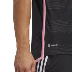 Adidas Inter Miami 2023 Away Jersey (Black/Pink) -Sports-Football Apparel adidas inter miami 2023 away jersey black pink 5