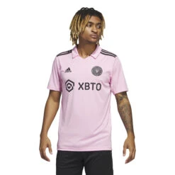Adidas Inter Miami 2023 Home Jersey (Pink) -Sports-Football Apparel adidas inter miami 2023 home jersey pink 2
