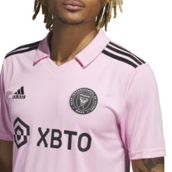Adidas Inter Miami 2023 Home Jersey (Pink) -Sports-Football Apparel adidas inter miami 2023 home jersey pink 4