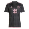 Adidas Inter Miami 2024 Away Jersey (Black/Pink) -Sports-Football Apparel adidas inter miami 2024 away jersey black pink