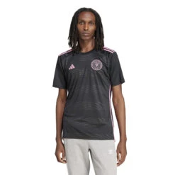 Adidas Inter Miami 2024 Away Jersey (Black/Pink) -Sports-Football Apparel adidas inter miami 2024 away jersey black pink 2