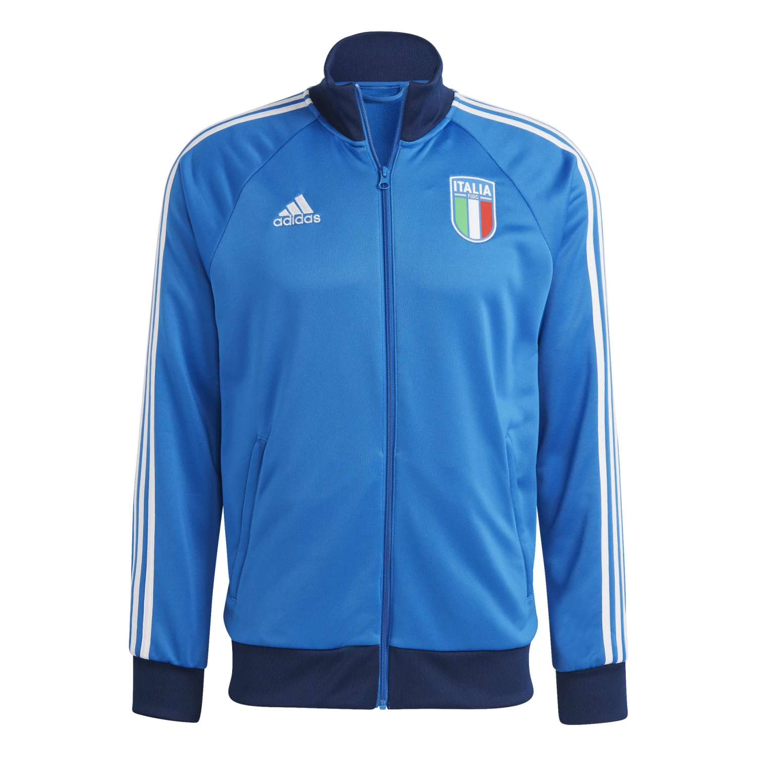 Adidas Italy 2023 DNA Track Jacket (Blue) 3 Adidas Italy 2023 DNA Track Jacket (Blue)