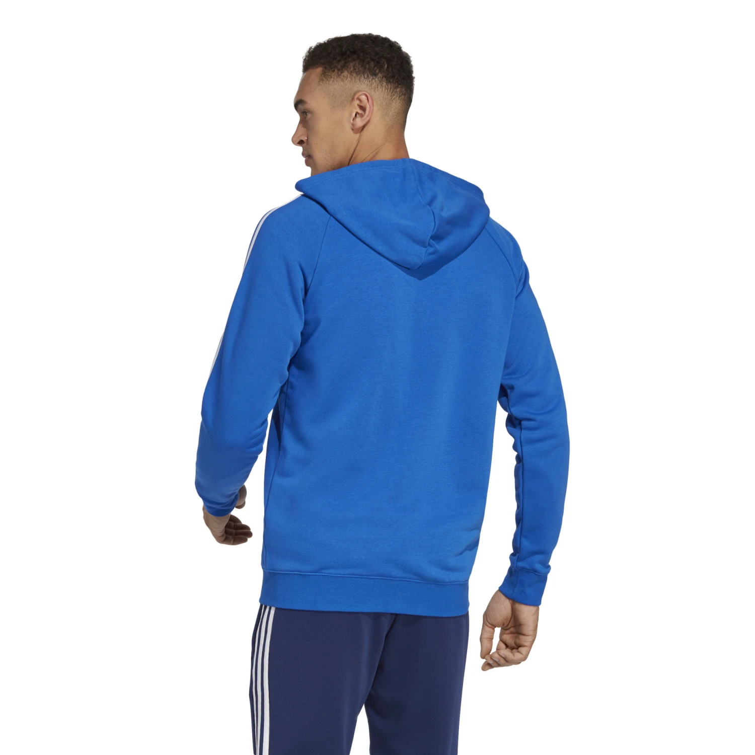 Adidas Italy 2023 Full-Zip Hoodie (Blue) 5 Adidas Italy 2023 Full-Zip Hoodie (Blue) - Image 3