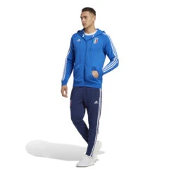 Adidas Italy 2023 Full-Zip Hoodie (Blue) 13 Adidas Italy 2023 Full-Zip Hoodie (Blue) -Sports-Football Apparel adidas italy 2023 full zip hoodie blue 4