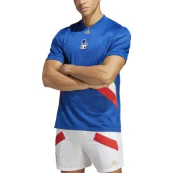 Adidas Italy 2023 Icon Jersey (Blue) -Sports-Football Apparel adidas italy 2023 icon jersey blue 2