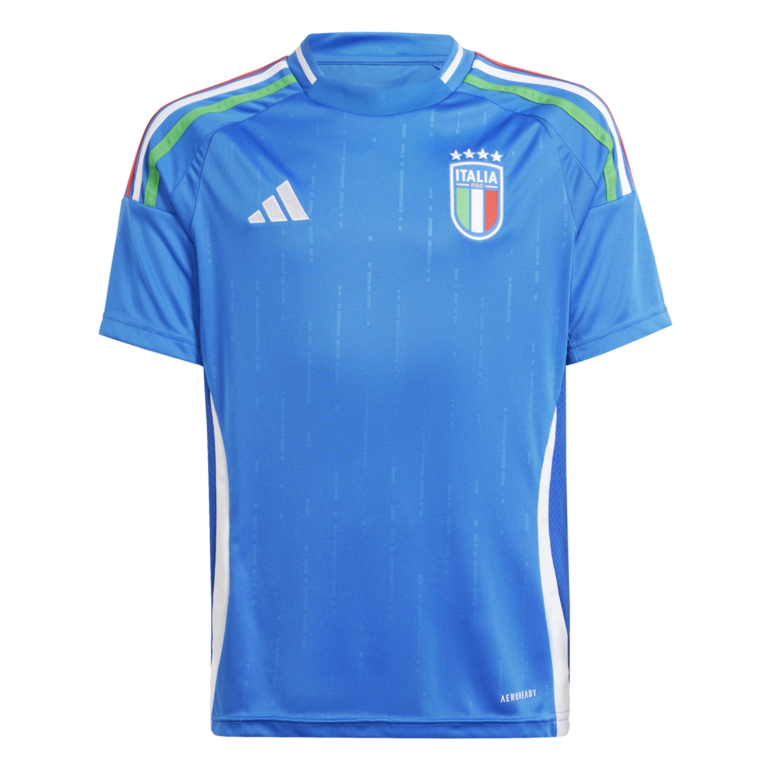 Adidas Italy 2024 Home Jersey Youth (Blue) 3 Adidas Italy 2024 Home Jersey Youth (Blue)