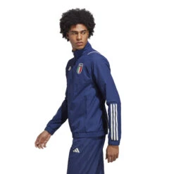 Adidas Italy Tiro 23 Presentation Jacket (Navy) -Sports-Football Apparel adidas italy tiro 23 presentation jacket navy 3