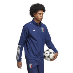 Adidas Italy Tiro 23 Presentation Jacket (Navy) -Sports-Football Apparel adidas italy tiro 23 presentation jacket navy 4