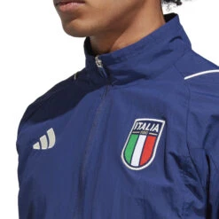 Adidas Italy Tiro 23 Presentation Jacket (Navy) -Sports-Football Apparel adidas italy tiro 23 presentation jacket navy 5