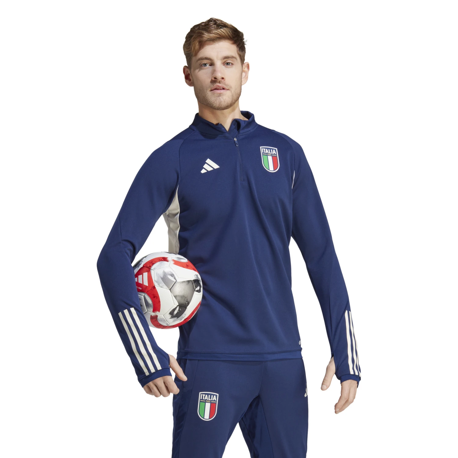 Adidas Italy Tiro 23 Training Top (Navy) 6 Adidas Italy Tiro 23 Training Top (Navy) - Image 4