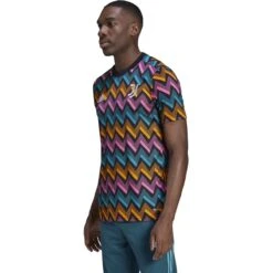 Adidas Juventus 21/22 Prematch Jersey (Black/Multi) -Sports-Football Apparel adidas juventus 21 22 prematch jersey black multi 2