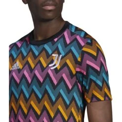 Adidas Juventus 21/22 Prematch Jersey (Black/Multi) -Sports-Football Apparel adidas juventus 21 22 prematch jersey black multi 3
