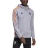 Adidas Juventus 21/22 Tiro 21 Hooded Track Top (Gray/Orange)