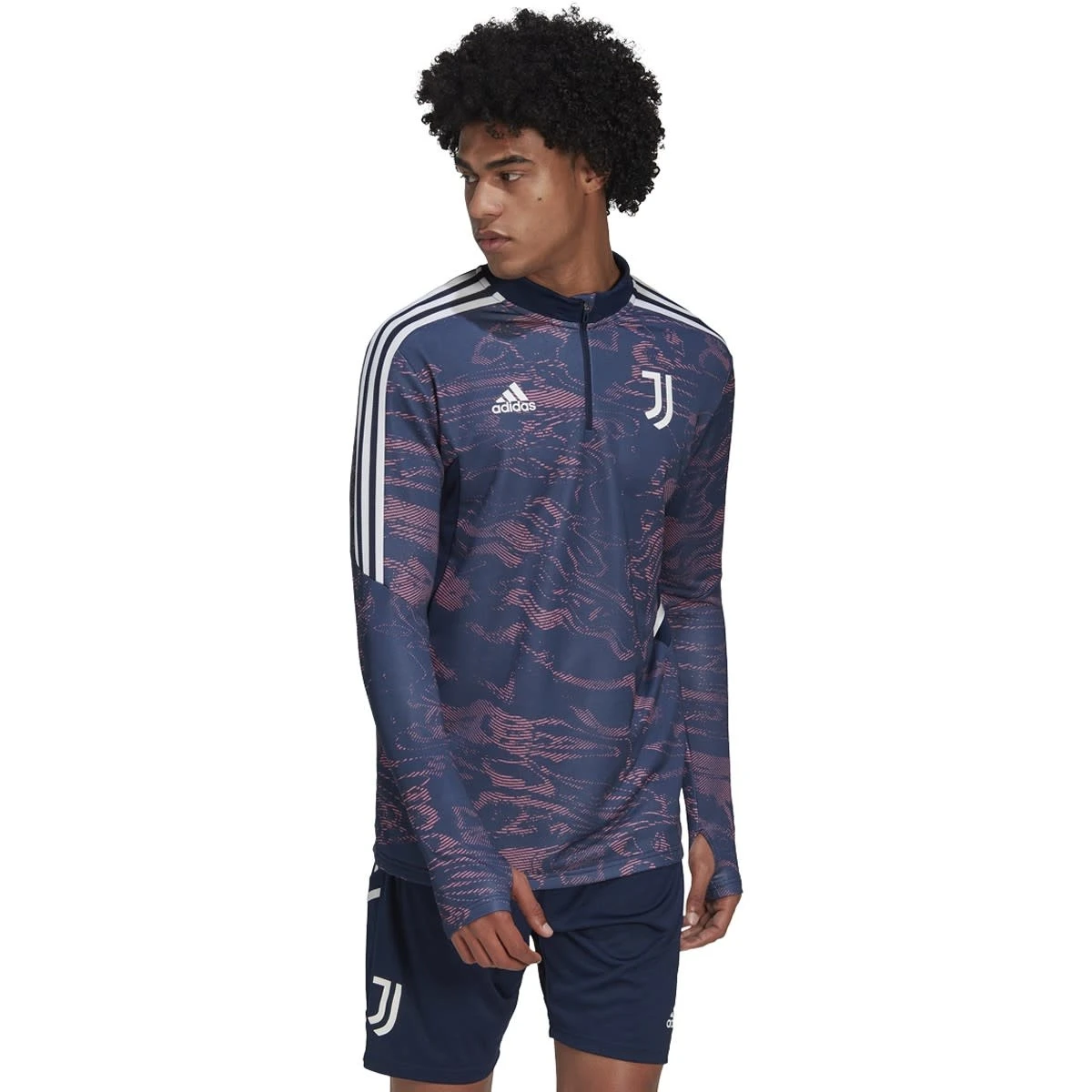 Adidas Juventus 22/23 Condivo 22 Training Top (Navy/Pink) 5 Adidas Juventus 22/23 Condivo 22 Training Top (Navy/Pink) - Image 3