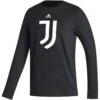 Adidas Juventus 22/23 Fresh LS Tee (Black) 2 Adidas Juventus 22/23 Fresh LS Tee (Black) -Sports-Football Apparel adidas juventus 22 23 fresh ls tee black
