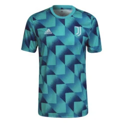 Adidas Juventus 22/23 Prematch Jersey (Teal/Navy) -Sports-Football Apparel adidas juventus 22 23 prematch jersey teal navy 4