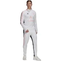Adidas Juventus Humanrace Training Top (White/Pink) -Sports-Football Apparel adidas juventus humanrace training top white pink 11
