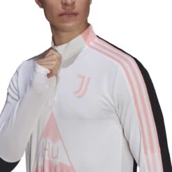 Adidas Juventus Humanrace Training Top (White/Pink) -Sports-Football Apparel adidas juventus humanrace training top white pink 3