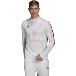 Adidas Juventus Humanrace Training Top (White/Pink) -Sports-Football Apparel adidas juventus humanrace training top white pink 8