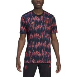 Adidas Manchester United 21/22 Prematch Jersey (Black/Red) -Sports-Football Apparel adidas manchester united 21 22 prematch jersey bla 5