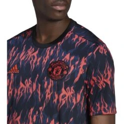 Adidas Manchester United 21/22 Prematch Jersey (Black/Red) -Sports-Football Apparel adidas manchester united 21 22 prematch jersey bla 8