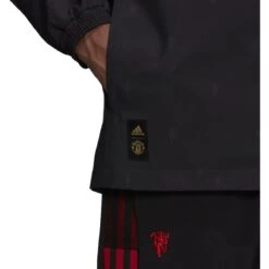 Adidas Manchester United 21/22 Windbreaker (Black) -Sports-Football Apparel adidas manchester united 21 22 windbreaker black 9