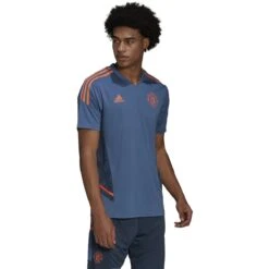 Adidas Manchester United 22/23 Condivo 22 Training Jersey (Blue/Orange) -Sports-Football Apparel adidas manchester united 22 23 condivo 22 training 7
