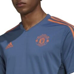 Adidas Manchester United 22/23 Condivo 22 Training Jersey (Blue/Orange) -Sports-Football Apparel adidas manchester united 22 23 condivo 22 training 8