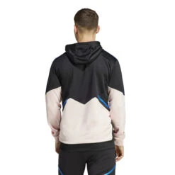 Adidas Manchester United 22/23 Hooded Track Top (Black/Pink) -Sports-Football Apparel adidas manchester united 22 23 hooded track top bl 3